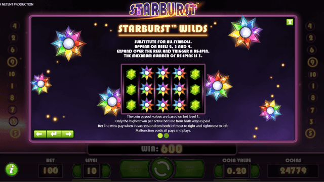 Игровой автомат Starburst 7