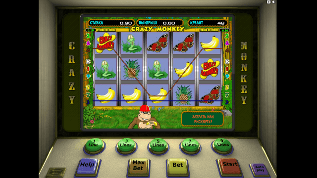 Игровой автомат Crazy Monkey 3