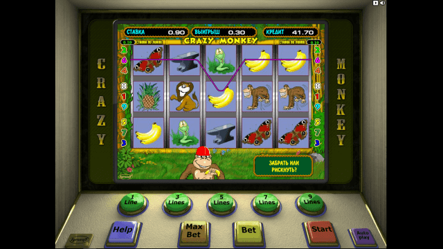 Игровой автомат Crazy Monkey 6