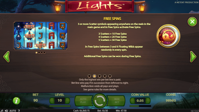 Игровой автомат Lights 2